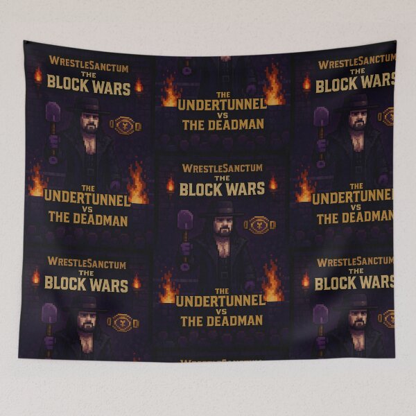 Item preview, The Undertunnel – Pixel Art Wrestling Portrait designed and sold by WhisperFrame.