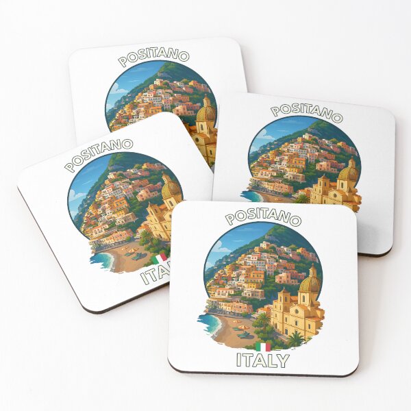 Item preview, Positano – Iconic Amalfi Coast Cliffside Village, Campania Italy designed and sold by inkNext.