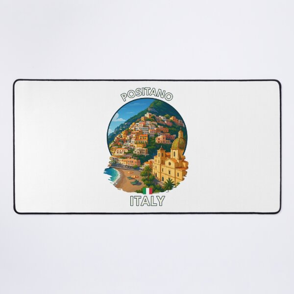 Item preview, Positano – Iconic Amalfi Coast Cliffside Village, Campania Italy designed and sold by inkNext.