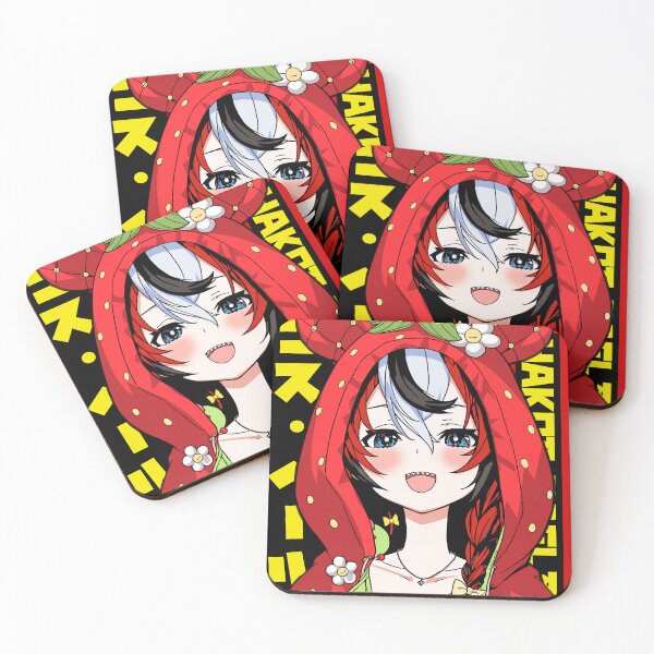 Item preview, Hakos Baelz with Strawberry Hoodie designed and sold by UDTee.