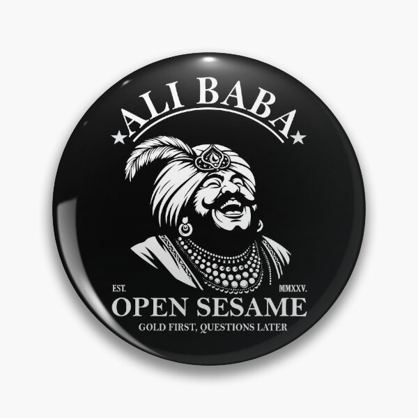 Item preview, Funny Ali Baba Design – Humor with 40 Thieves designed and sold by RetroMaritalArt.