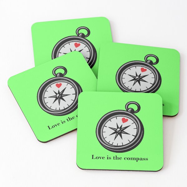 Item preview, Minimalist Compass Drawing with Heart Symbol designed and sold by Ovitees.
