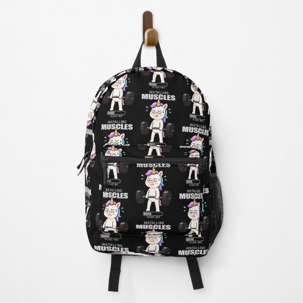 Item preview, Funny Unicorn Installing Muscles Deadlift Workout Fitness Boys Girls Kids designed and sold by rafaeltto.