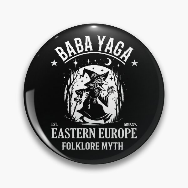 Item preview, Funny Baba Yaga – Witch Fun from the Fairy Tale designed and sold by RetroMaritalArt.