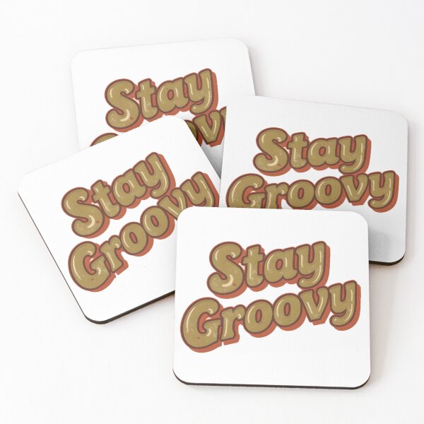 Item preview, Stay Groovy Retro Typography – Vintage 70s Style Lettering Design designed and sold by K@Whimsical cottagecore.
