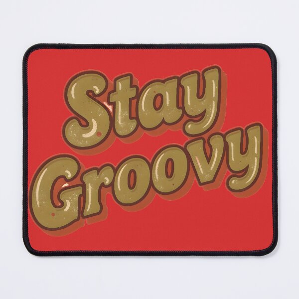 Item preview, Stay Groovy Retro Typography – Vintage 70s Style Lettering Design designed and sold by K@raksnalee.