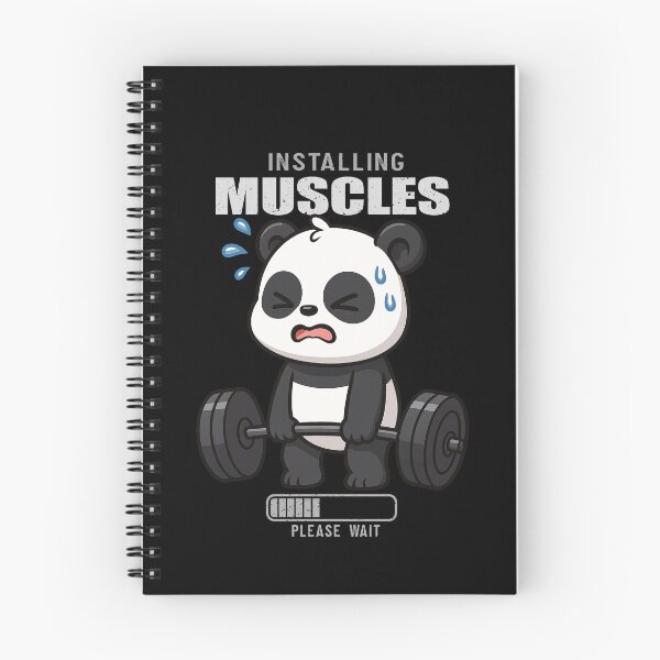 Item preview, Funny Panda Installing Muscles Deadlift Workout Fitness Boys Girls Kids designed and sold by rafaeltto.