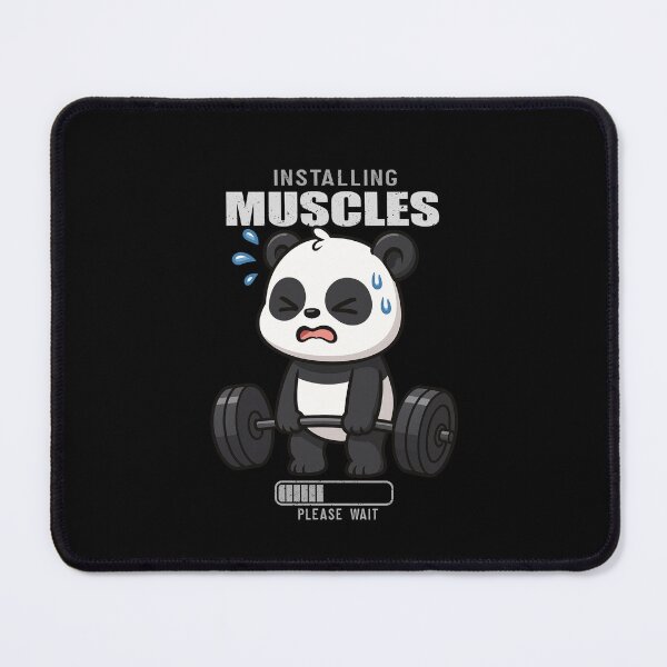 Item preview, Funny Panda Installing Muscles Deadlift Workout Fitness Boys Girls Kids designed and sold by rafaeltto.