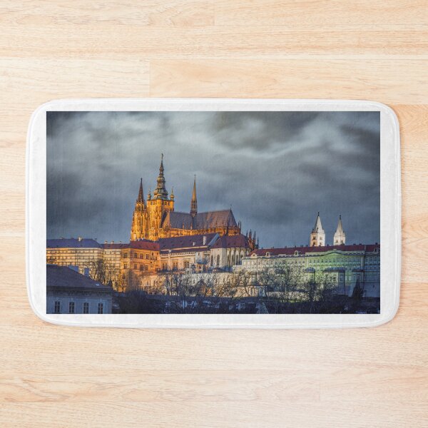 Item preview, Prague Castle after sunset designed and sold by Ludophoto.