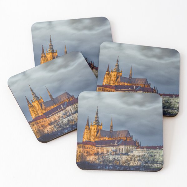 Item preview, Prague Castle after sunset designed and sold by Ludophoto.