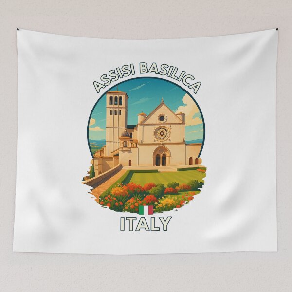 Item preview, Assisi Basilica – Historic Umbrian Landmark & Spiritual Architecture designed and sold by inkNext.