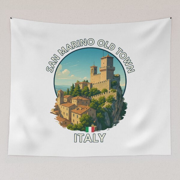 Item preview, San Marino Old Town – Medieval Hilltop Charm designed and sold by inkNext.