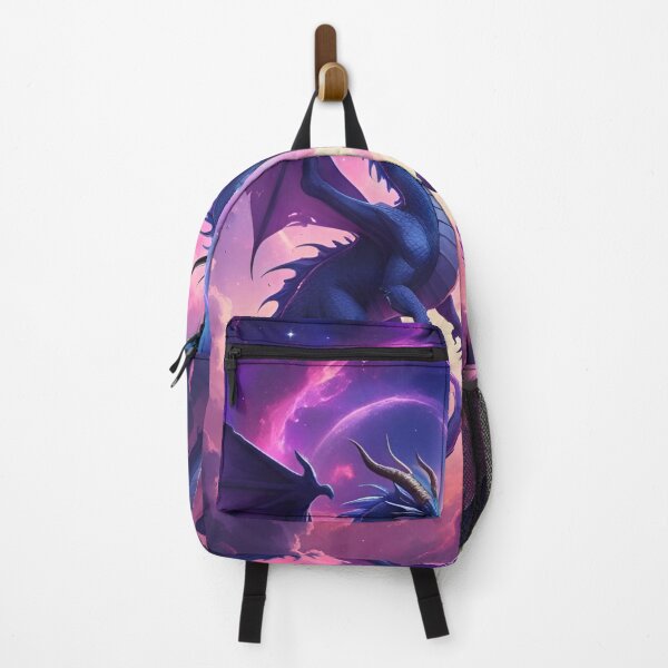 Item preview, Celestial Twins – Majestic Blue Dragons in a Cosmic Sky designed and sold by blackcatsvault.