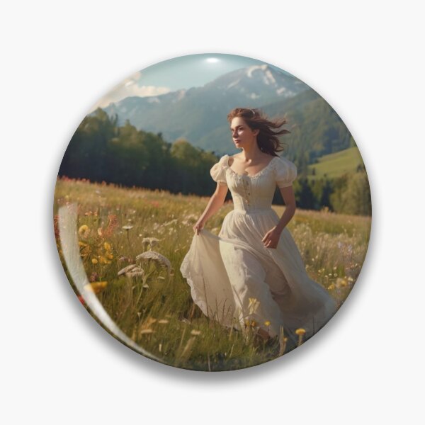 Item preview, Meadow Breeze: Victorian Woman in Flowing Gown designed and sold by BlareBlare.