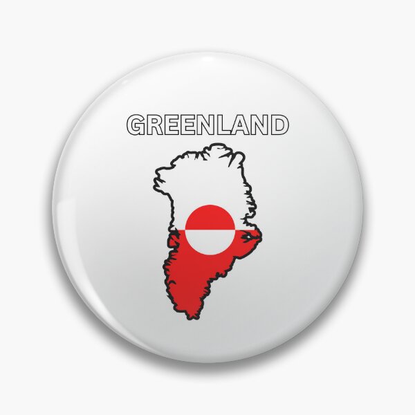 Item preview, Greenland Flag Map Design designed and sold by atomstartup.