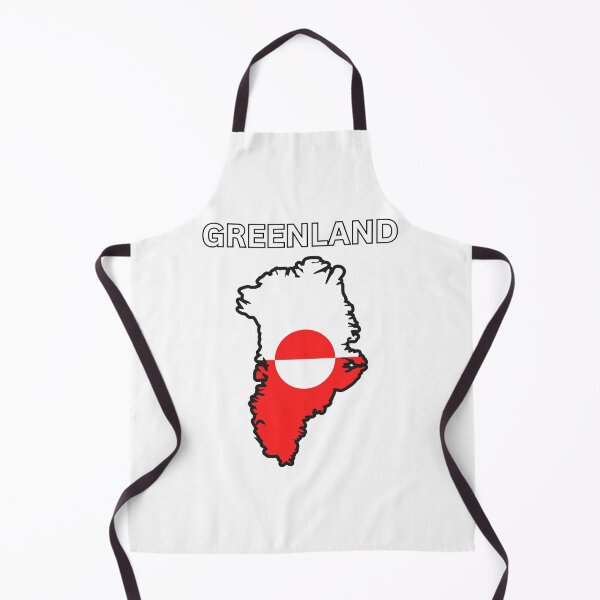 Item preview, Greenland Flag Map Design designed and sold by atomstartup.