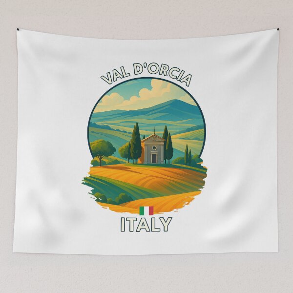 Item preview, Val d'Orcia Tuscany Landscape – Italian Countryside Summer designed and sold by inkNext.