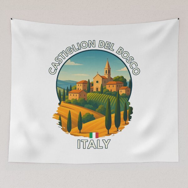 Item preview, Castiglion del Bosco Tuscany Landscape – Italian Countryside Escape designed and sold by inkNext.
