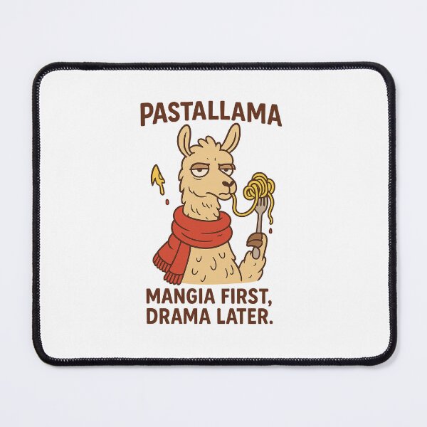 Item preview, Pastallama – Silly Italian Llama with Spaghetti Mane designed and sold by VisionTear.