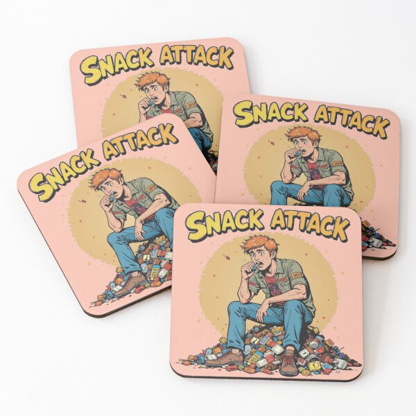 Item preview, Snack attack retro  designed and sold by Dospart.