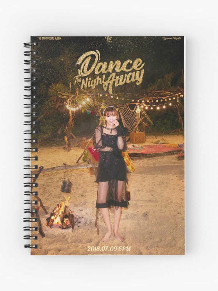 Twice 트와이스 Dance The Night Away Jeongyeon Spiral Notebook By