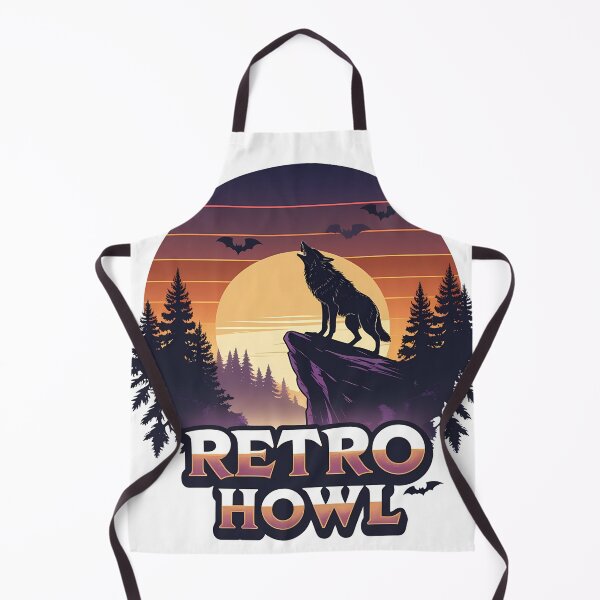 Item preview, Retro Howl – Werewolf Halloween Sunset Gothic Vintage Illustration designed and sold by LoliDesignShop.