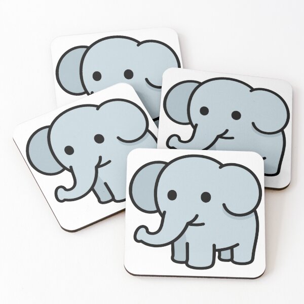 Item preview, Kawaii Baby Elephant designed and sold by 2rose.
