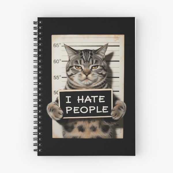 Item preview, I Hate People Cat designed and sold by KarimSoCute.