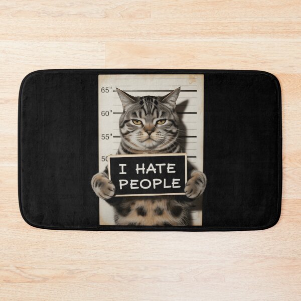 Item preview, I Hate People Cat designed and sold by KarimSoCute.