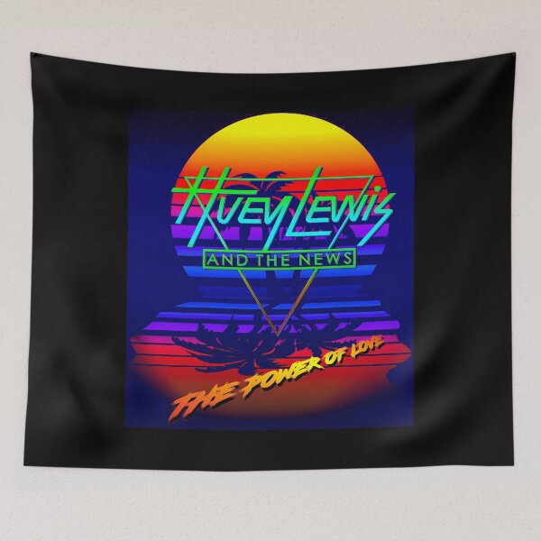 Item preview, Huey Lewis The Power Of Love Retro 80S Synthwave Homage designed and sold by raemiart.