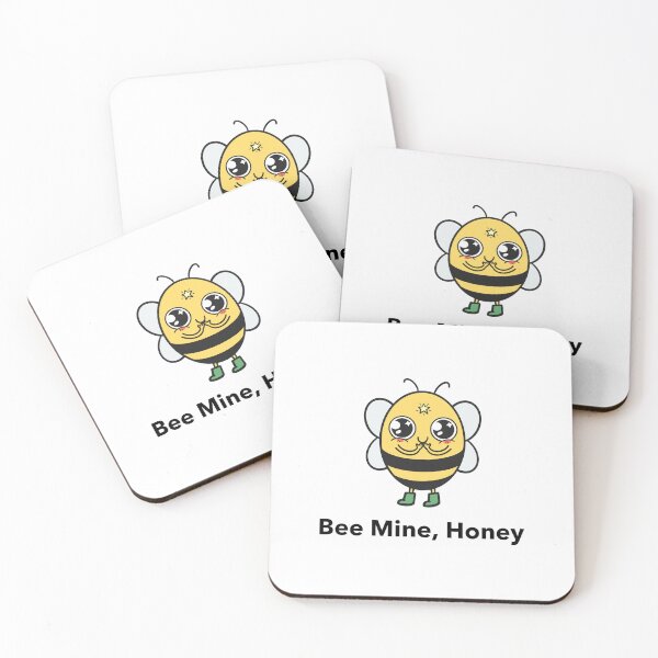 Item preview, Bee Mine – Cute Honey Bee Love Design with Sweet Romantic Message for Valentine’s Day and Nature Lovers designed and sold by Ani-24.