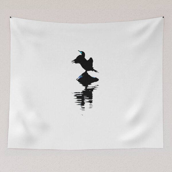 Item preview, Cormorant with Blue Highlights designed and sold by derbyshireduck.