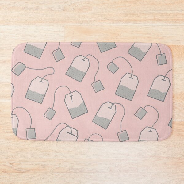 Item preview, Tea Bag Seamless Pattern on Pink designed and sold by SassyArtistry.