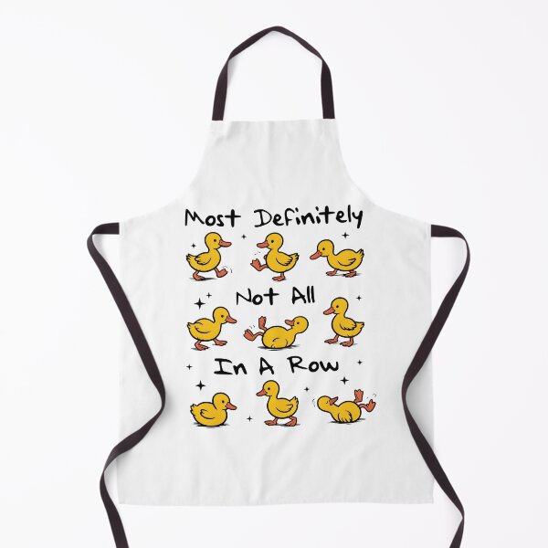 Item preview, Most Definitely Not All In A Row Yellow Duck designed and sold by KarimSoCute.