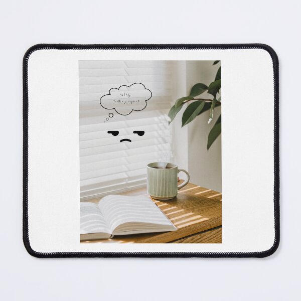 Item preview, Softly Falling Apart – Cute Minimal Face & Quote Design designed and sold by mintmono-studio.