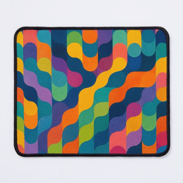Item preview, Wave pattern made of color shapes designed and sold by Sigtrix.