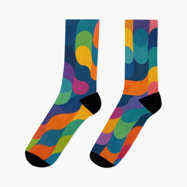 Item preview, Wave pattern made of color shapes designed and sold by Sigtrix.
