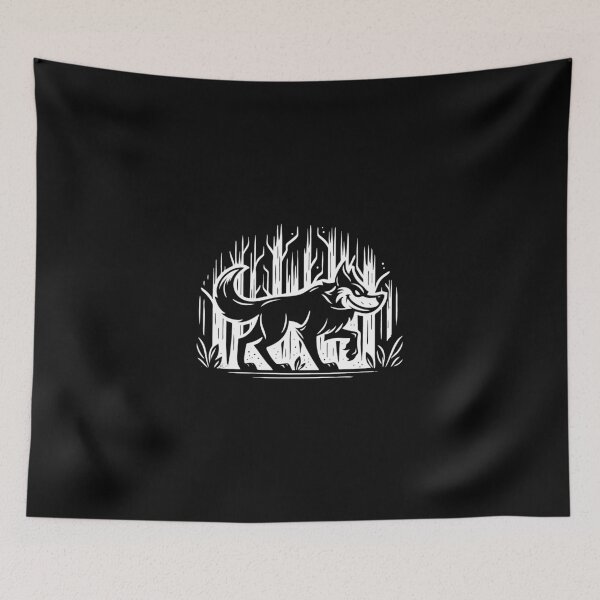 Item preview, Bad Wolf Design – Wild, fearless and mysterious designed and sold by RetroMaritalArt.