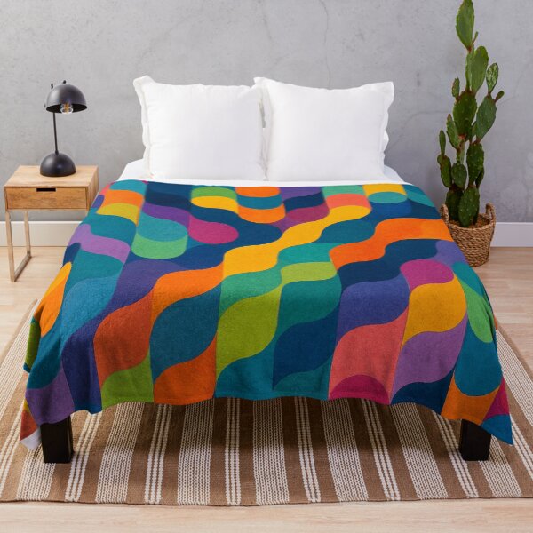 Item preview, Wave pattern made of color shapes designed and sold by Sigtrix.
