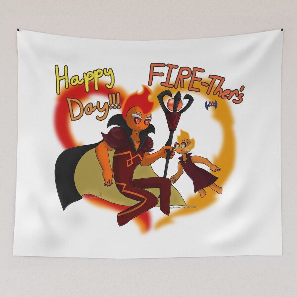 Item preview, FireSpirit + Wildfire Cookie Father's Day (Cookie Run) designed and sold by DarkDragonDeception - Claudia.
