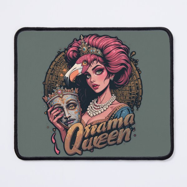 Item preview, Drama queen flamingo retro designed and sold by Dospart.