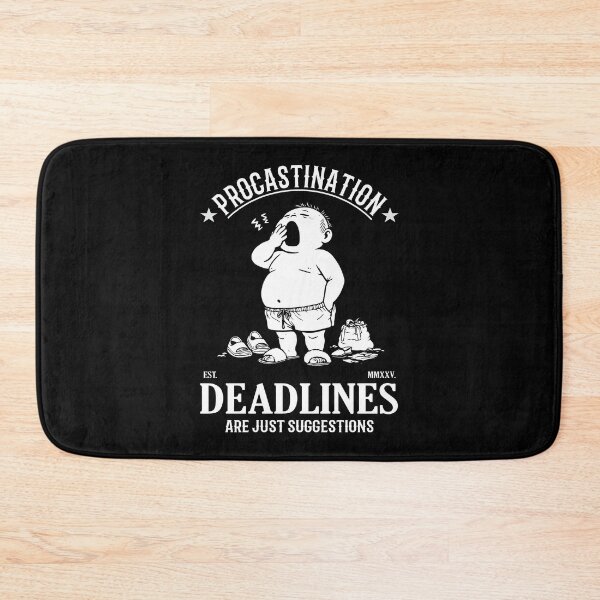 Item preview, Funny Procrastination Postponement Design designed and sold by RetroMaritalArt.
