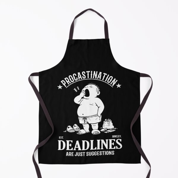 Item preview, Funny Procrastination Postponement Design designed and sold by RetroMaritalArt.