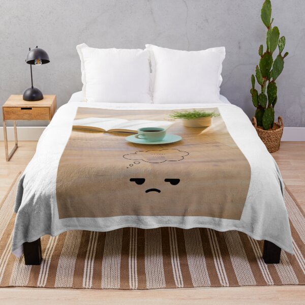 Item preview, Offline Inside – Minimal Mood Graphic, Gentle Relatable Art designed and sold by mintmono-studio.