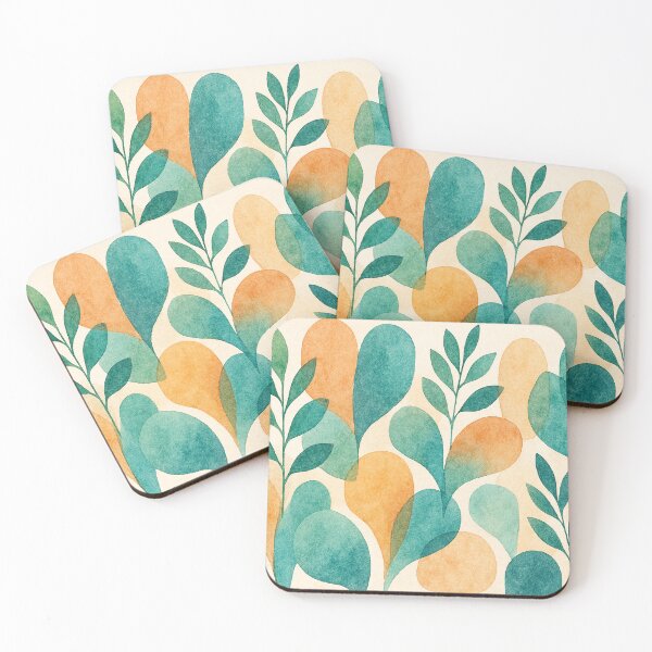 Item preview, Watercolor composition of natural forms designed and sold by Sigtrix.