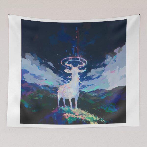 Item preview, Stargazing Halo Stag designed and sold by Christian Weiss.