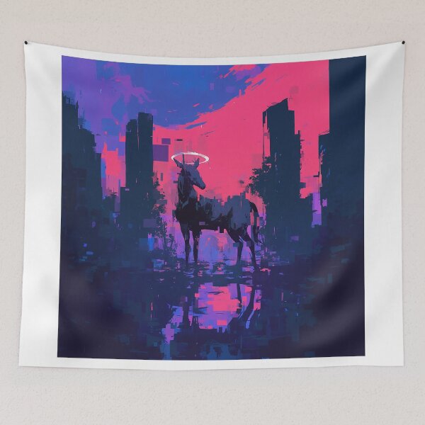 Item preview, Halo Deer in Neon Ruins designed and sold by Christian Weiss.