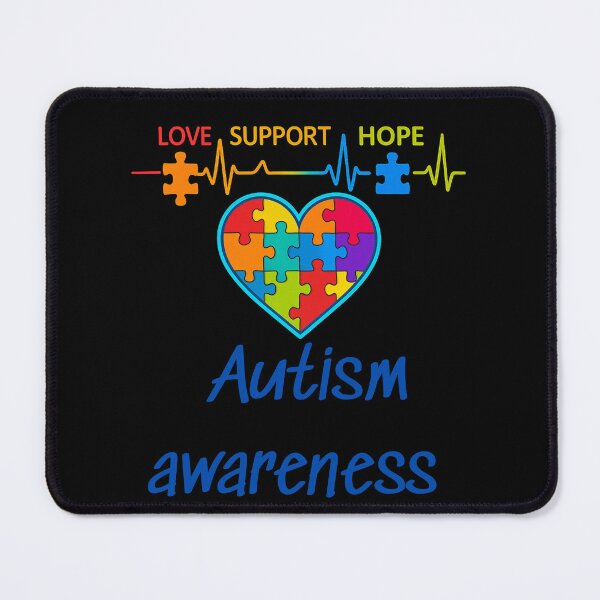 Item preview, Autism Awareness Respect Love Support Hope designed and sold by NightWisdom.