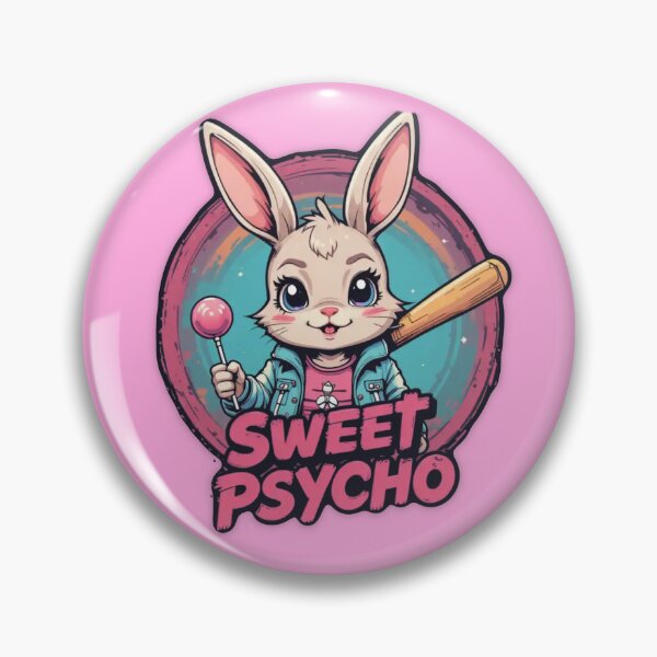 Item preview, Sweet psycho cute bunny  designed and sold by Dospart.