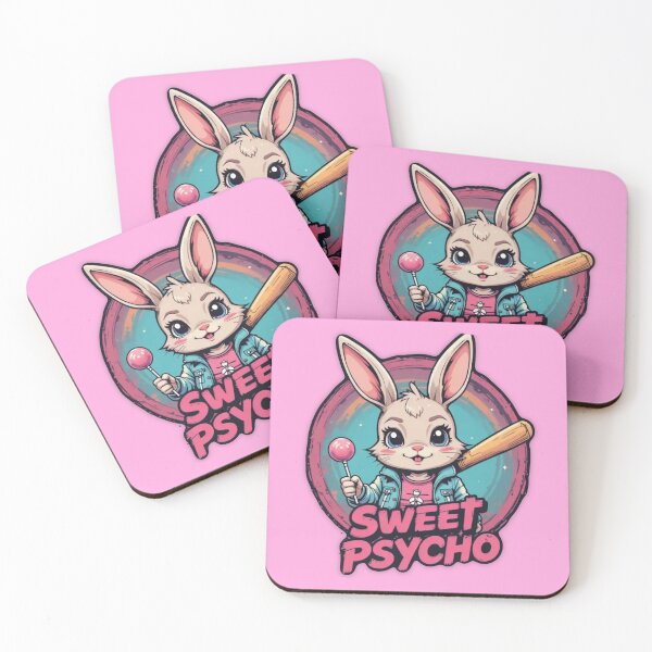 Item preview, Sweet psycho cute bunny  designed and sold by Dospart.